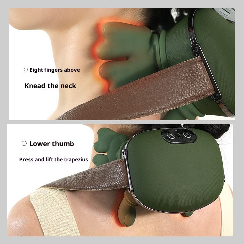 Cordless Neck & Shoulder Massager – Deep Kneading + Heat Relief