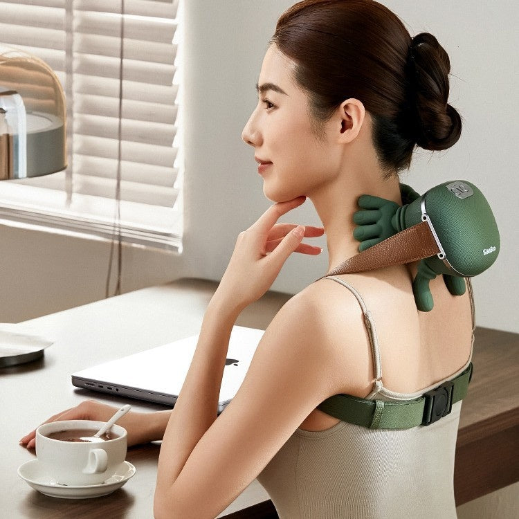 Cordless Neck & Shoulder Massager – Deep Kneading + Heat Relief