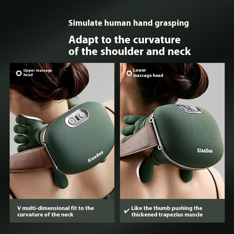 Cordless Neck & Shoulder Massager – Deep Kneading + Heat Relief