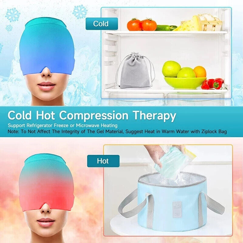 UK Ice Cap Migraine Relief Mask – Cooling Comfort When You Need It Most