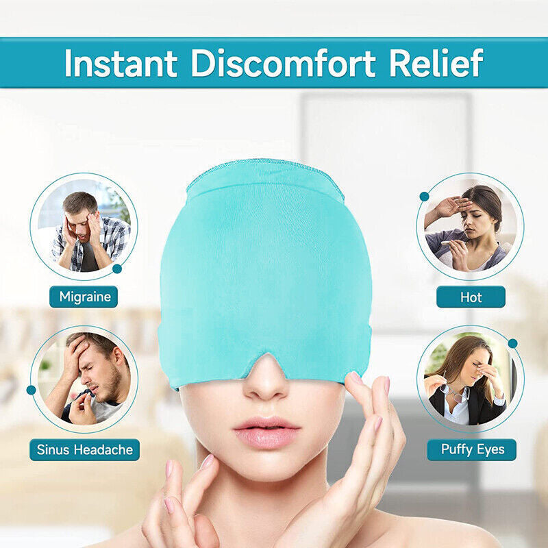 UK Ice Cap Migraine Relief Mask – Cooling Comfort When You Need It Most