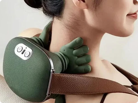 Cordless Neck & Shoulder Massager – Deep Kneading + Heat Relief