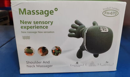 Cordless Neck & Shoulder Massager – Deep Kneading + Heat Relief