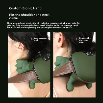 Cordless Neck & Shoulder Massager – Deep Kneading + Heat Relief
