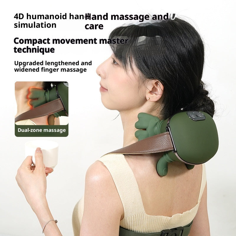 Cordless Neck & Shoulder Massager – Deep Kneading + Heat Relief